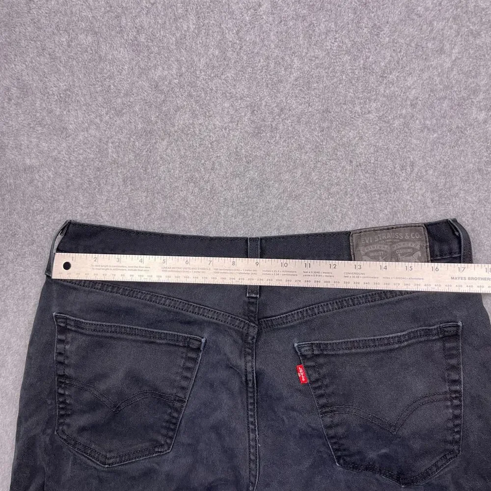Levi's‎ 541 Tapered Jeans Mens 34x34 (Fits 34x32) Black Denim